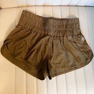 Free People Army Green Lo Way Home Shorts